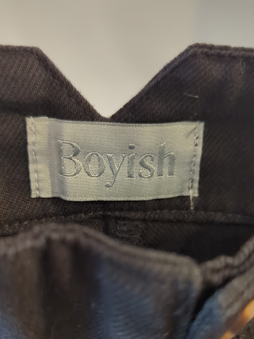 NWT Boyish The Liam Front Pleat Pant 25 Black - Picture 3 of 6